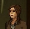 this is what you look like if you say you are a woman in the video game Unavowed. and she has brown hair like me, so this was my first avatar. i keep going back to this one and also its my discord avatar, so this is literally me.